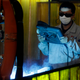 Welding robot, Guangzhou, China.
